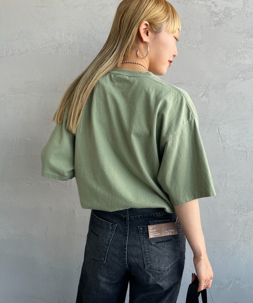 FUNG（ファング）の「[FUNG/ファング] SONOMA PARK カットオフプリントTシャツ（Tシャツ/カットソー・レディース・ホワイト/モスグリーン・M）」の19枚目の写真