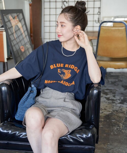 新品タグ付き　プリーツプリーズ　CANAL 丸首半袖シャツ　トップス SLY | FRILL PUFF CUT トップス (Tシャツ・カットソー(半袖