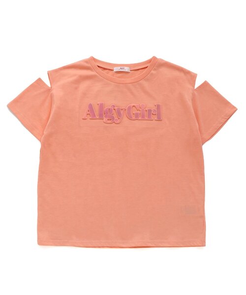 algy（アルジー）の「オーロラエンボスロゴT（Tシャツ/カットソー・キッズ・オフホワイト/ラベンダー/オレンジ・SMALL/MEDIUM/X-SMALL/XX-SMALL）」の3枚目の写真