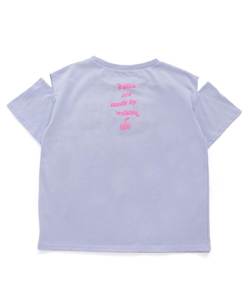 algy（アルジー）の「オーロラエンボスロゴT（Tシャツ/カットソー・キッズ・オフホワイト/ラベンダー/オレンジ・SMALL/MEDIUM/X-SMALL/XX-SMALL）」の8枚目の写真