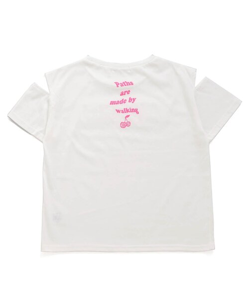 algy（アルジー）の「オーロラエンボスロゴT（Tシャツ/カットソー・キッズ・オフホワイト/ラベンダー/オレンジ・SMALL/MEDIUM/X-SMALL/XX-SMALL）」の10枚目の写真