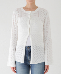 SLOBE citron. | SLOBE citron. フラワーレースニットカーディガン(カーディガン/ボレロ)