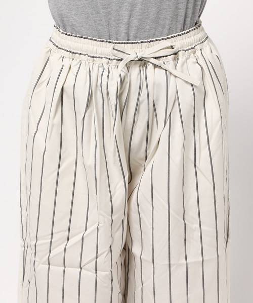 SEVENDAYS=SUNDAY（セブンデイズサンデイ）の「ストライプ　ガウチョパンツ（その他パンツ・レディース・ネイビー/ホワイト・MEDIUM/LARGE）」の7枚目の写真