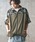GLIMCLAPiONbvj́umj9935- Pattern on pattern design short-sleeve track jacket ؑփX^hjkt WPbgȋAE^[jvbJ[Ln