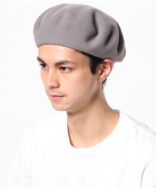 B:MING by BEAMS（ビーミングバイビームス）の「LAULHERE / CLASSIC BERET（ハンチング/ベレー帽・メンズ・グレー/ブラック/ブラウン・ONE SIZE）」の4枚目の写真