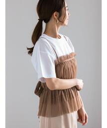 Te chichi | チュールティアードギャザーキャミブラウス(シャツ/ブラウス)