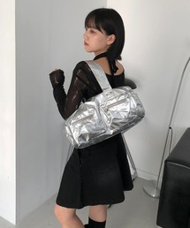 ナイロン2ポケットショルダーバッグ