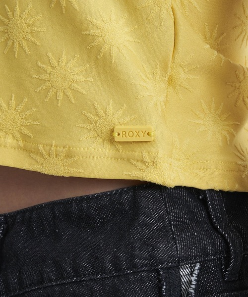 ROXY（ロキシー）の「MINDFUL SUNRISE S/S/ロキシーショート丈半袖ラッシュガード(水着)（ラッシュガード・レディース・ブラック/ホワイト/イエロー・MEDIUM/LARGE/SMALL）」の4枚目の写真