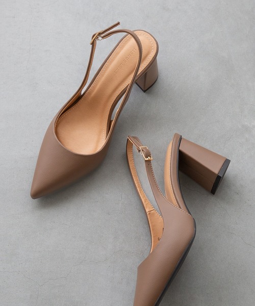 【★完売必至★】Santoni ☆ スリングバックパンプス ☆完売必至☆】Santoni ☆ スリングバックパンプス