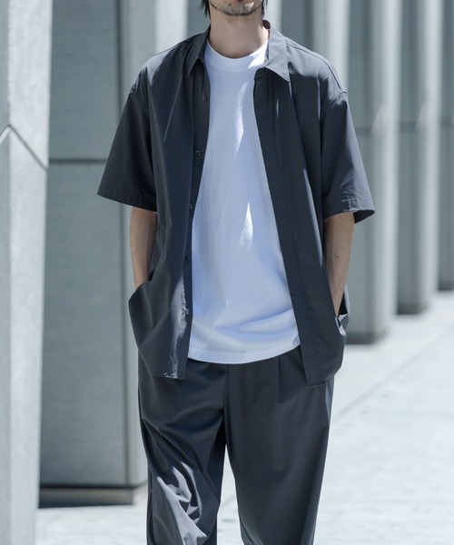 URBAN RESEARCH(アーバンリサーチ)の「『撥水』『UR TECH MoLight』SHIRTS(シャツ/ブラウス・メンズ・ブラック/グレー/グリーン系その他・MEDIUM/LARGE)」の12枚目の写真