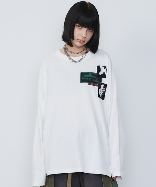 【セール】AIVER カットオフパッチロンTEE（Tシャツ/カットソー）｜AIVER（アイバー）