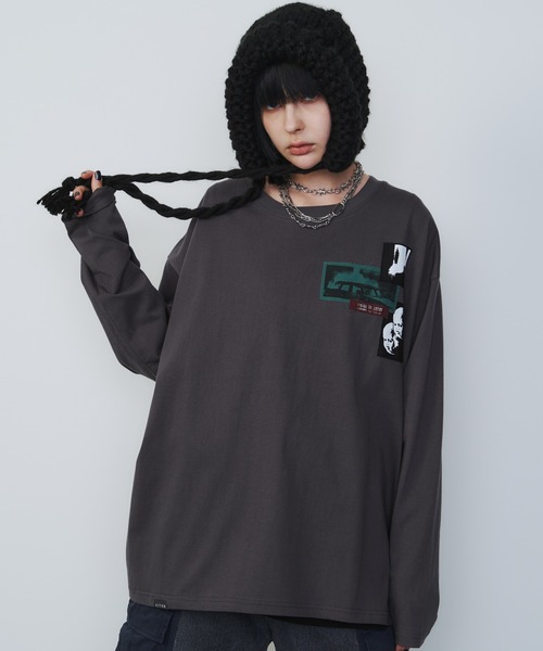 【セール】AIVER カットオフパッチロンTEE（Tシャツ/カットソー）｜AIVER（アイバー）