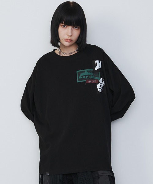 【セール】AIVER カットオフパッチロンTEE（Tシャツ/カットソー）｜AIVER（アイバー）