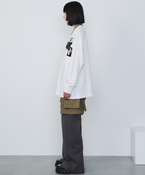 【セール】AIVER カットオフパッチロンTEE（Tシャツ/カットソー）｜AIVER（アイバー）