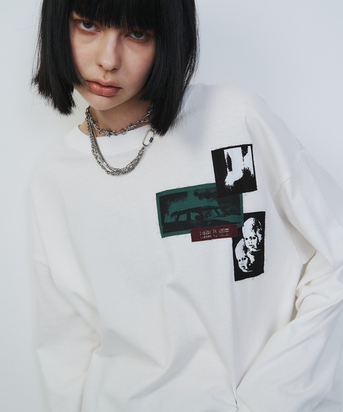 【セール】AIVER カットオフパッチロンTEE（Tシャツ/カットソー）｜AIVER（アイバー）