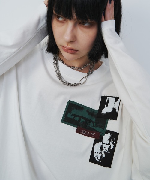 【セール】AIVER カットオフパッチロンTEE（Tシャツ/カットソー）｜AIVER（アイバー）