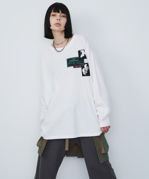 【セール】AIVER カットオフパッチロンTEE（Tシャツ/カットソー）｜AIVER（アイバー）