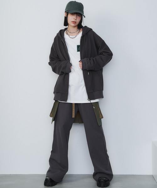 【セール】AIVER カットオフパッチロンTEE（Tシャツ/カットソー）｜AIVER（アイバー）