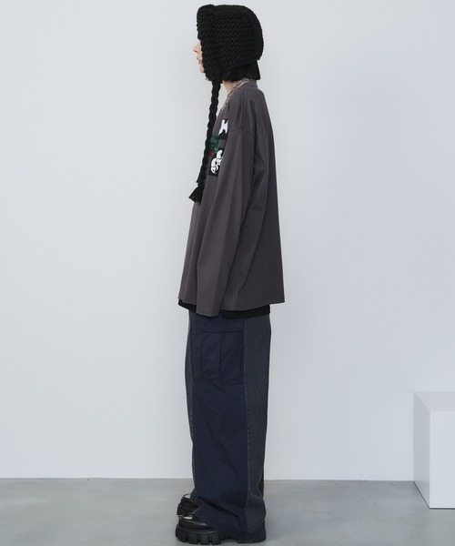 【セール】AIVER カットオフパッチロンTEE（Tシャツ/カットソー）｜AIVER（アイバー）