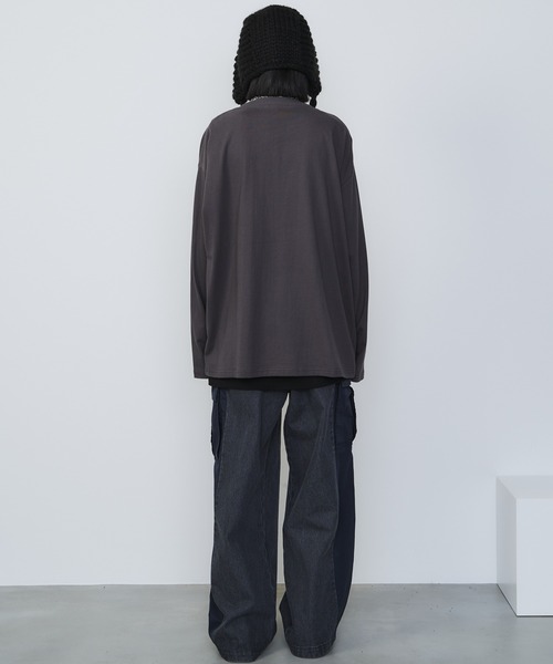 【セール】AIVER カットオフパッチロンTEE（Tシャツ/カットソー）｜AIVER（アイバー）