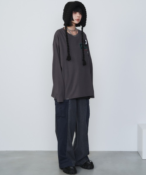 【セール】AIVER カットオフパッチロンTEE（Tシャツ/カットソー）｜AIVER（アイバー）