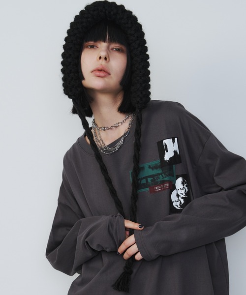 【セール】AIVER カットオフパッチロンTEE（Tシャツ/カットソー）｜AIVER（アイバー）