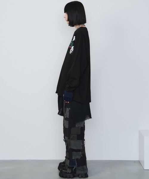 【セール】AIVER カットオフパッチロンTEE（Tシャツ/カットソー）｜AIVER（アイバー）