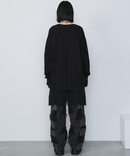 【セール】AIVER カットオフパッチロンTEE（Tシャツ/カットソー）｜AIVER（アイバー）