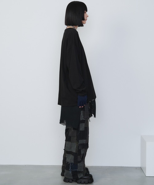 【セール】AIVER カットオフパッチロンTEE（Tシャツ/カットソー）｜AIVER（アイバー）