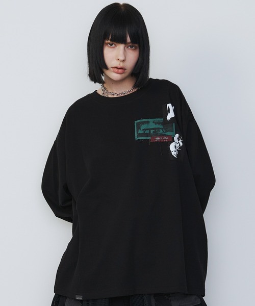 【セール】AIVER カットオフパッチロンTEE（Tシャツ/カットソー）｜AIVER（アイバー）