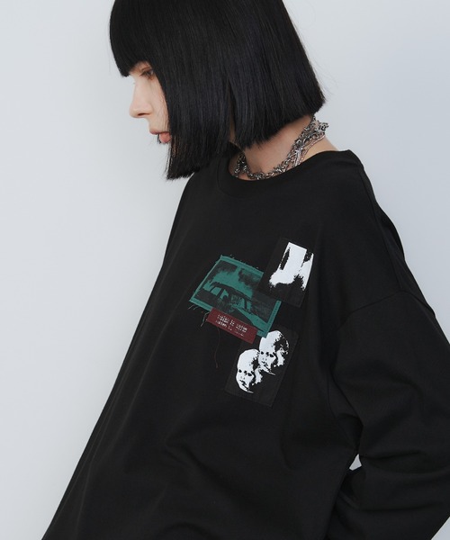 【セール】AIVER カットオフパッチロンTEE（Tシャツ/カットソー）｜AIVER（アイバー）