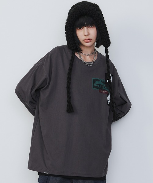 【セール】AIVER カットオフパッチロンTEE（Tシャツ/カットソー）｜AIVER（アイバー）