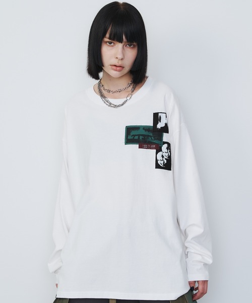 【セール】AIVER カットオフパッチロンTEE（Tシャツ/カットソー）｜AIVER（アイバー）