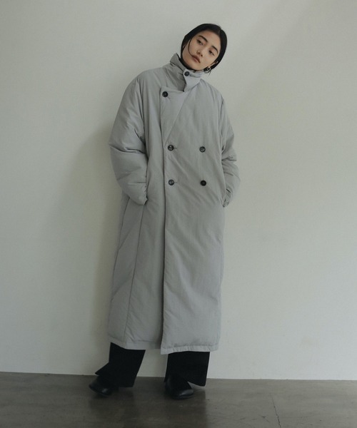 anuke（アンヌーク）の「Standcollar Down Coat（ダウンジャケット/コート・レディース・ブルー系その他/ブラウン/ブラック・38inch/36inch）」の3枚目の写真