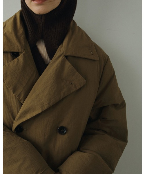 anuke（アンヌーク）の「Standcollar Down Coat（ダウンジャケット/コート・レディース・ブルー系その他/ブラウン/ブラック・38inch/36inch）」の6枚目の写真