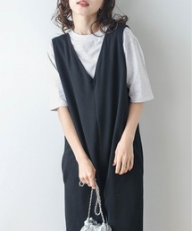 ラウンドヘムTシャツ