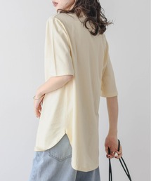 ラウンドヘムTシャツ