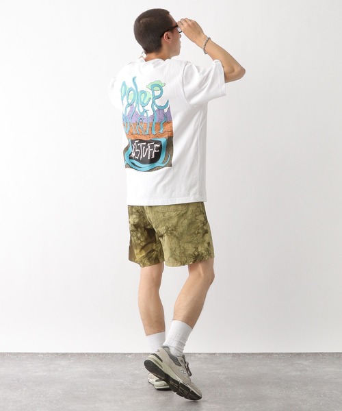 POLeR(ポーラー)の「【POLeR/ポーラー】ROOTBEAST/バックプリントオーバーサイズTシャツ(Tシャツ/カットソー・メンズ・ブラック/ホワイト/ダークグリーン・MEDIUM/LARGE)」の5枚目の写真