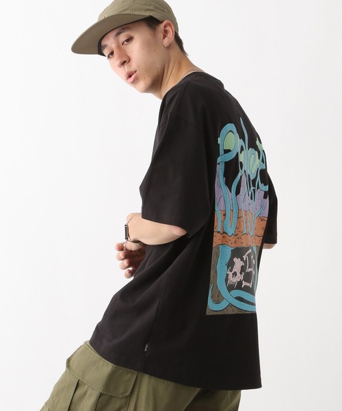 POLeR(ポーラー)の「【POLeR/ポーラー】ROOTBEAST/バックプリントオーバーサイズTシャツ(Tシャツ/カットソー・メンズ・ブラック/ホワイト/ダークグリーン・MEDIUM/LARGE)」の15枚目の写真