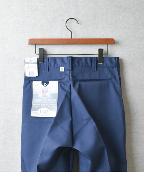 BIG BILL（ビッグビル）の「【IW4】【BIGBILL】PREMIUM REGULAR FIT WORK PANT　ビッグビル　ワークパンツ（チノパンツ・メンズ・グリーン/ブラウン/ネイビー/ベージュ/グレー・30inch/34inch）」の19枚目の写真