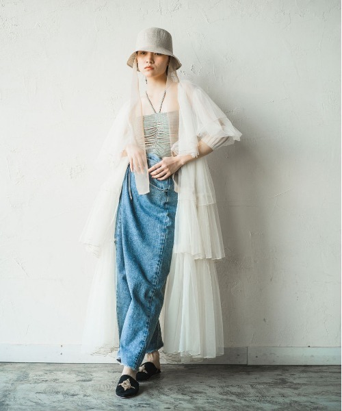 ORIENT MILLINERY（オリエント ミリナリー）の「KAJA【ｶﾊ】シアーリボンブレードクロッシェ（ハット・レディース・ナチュラル/モカ・FREE）」の22枚目の写真