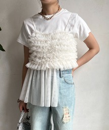 【WEB限定】チュールビスチェTEE