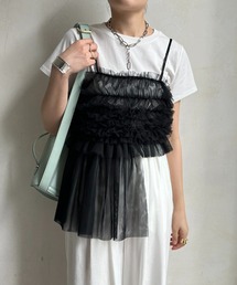 【WEB限定】チュールビスチェTEE