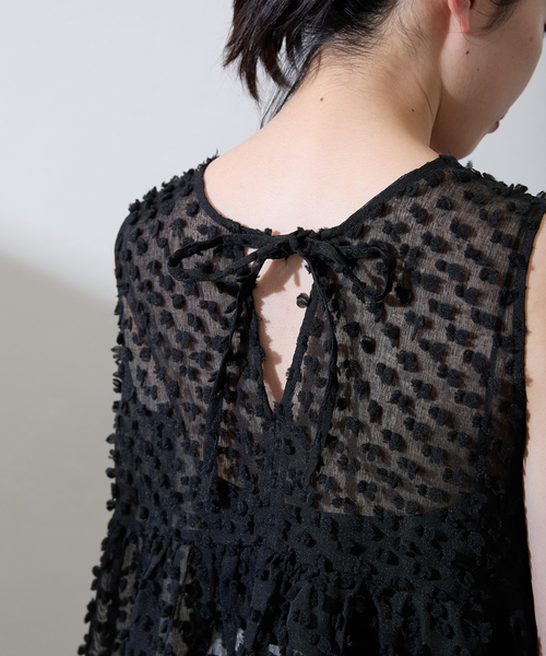 IENA（イエナ）の「TORRAZZO DONNA/トラッゾドンナ 2way dot tiered OP ワンピース 6244-542（ワンピース・レディース・ブラック・FREE）」の9枚目の写真