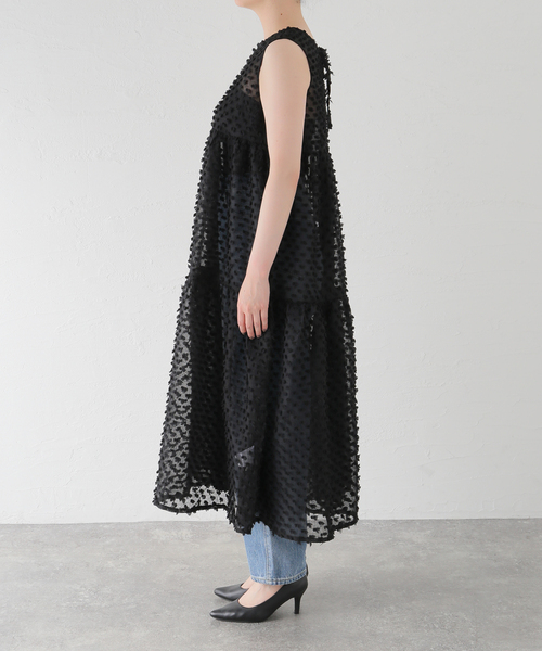 IENA（イエナ）の「TORRAZZO DONNA/トラッゾドンナ 2way dot tiered OP ワンピース 6244-542（ワンピース・レディース・ブラック・FREE）」の11枚目の写真