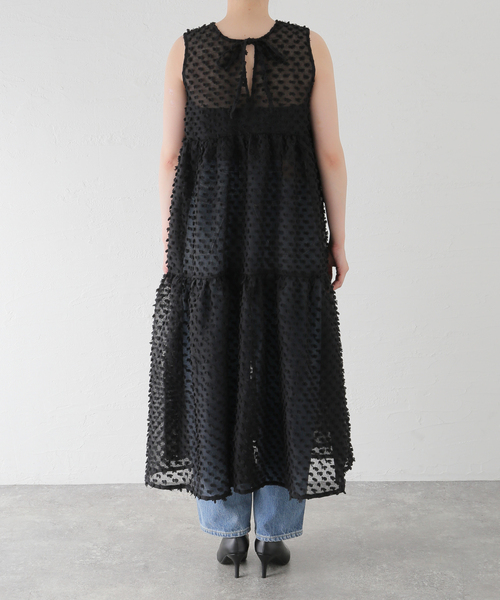 IENA（イエナ）の「TORRAZZO DONNA/トラッゾドンナ 2way dot tiered OP ワンピース 6244-542（ワンピース・レディース・ブラック・FREE）」の12枚目の写真