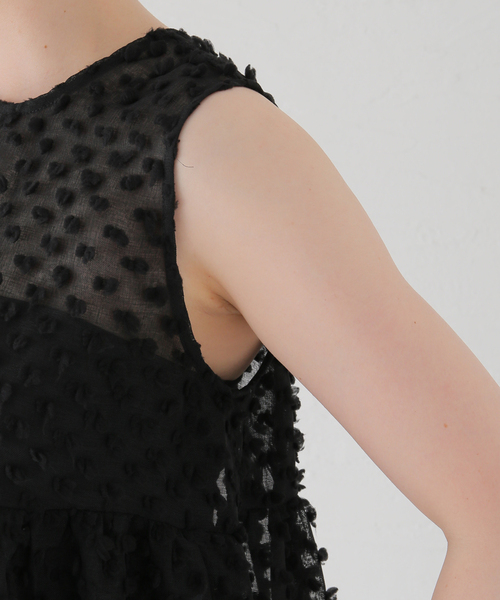 IENA（イエナ）の「TORRAZZO DONNA/トラッゾドンナ 2way dot tiered OP ワンピース 6244-542（ワンピース・レディース・ブラック・FREE）」の16枚目の写真
