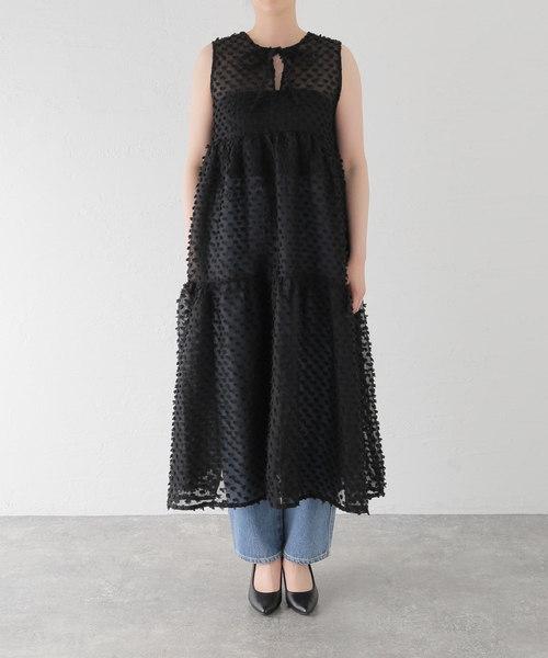 IENA（イエナ）の「TORRAZZO DONNA/トラッゾドンナ 2way dot tiered OP ワンピース 6244-542（ワンピース・レディース・ブラック・FREE）」の21枚目の写真
