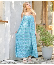 anap mimpi | タイルデザインフレアマキシワンピース(ワンピース)