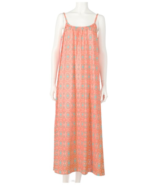 anap mimpi（アナップミンピ）の「タイルデザインフレアマキシワンピース（ワンピース・レディース・ピンク/ミント・FREE）」の13枚目の写真